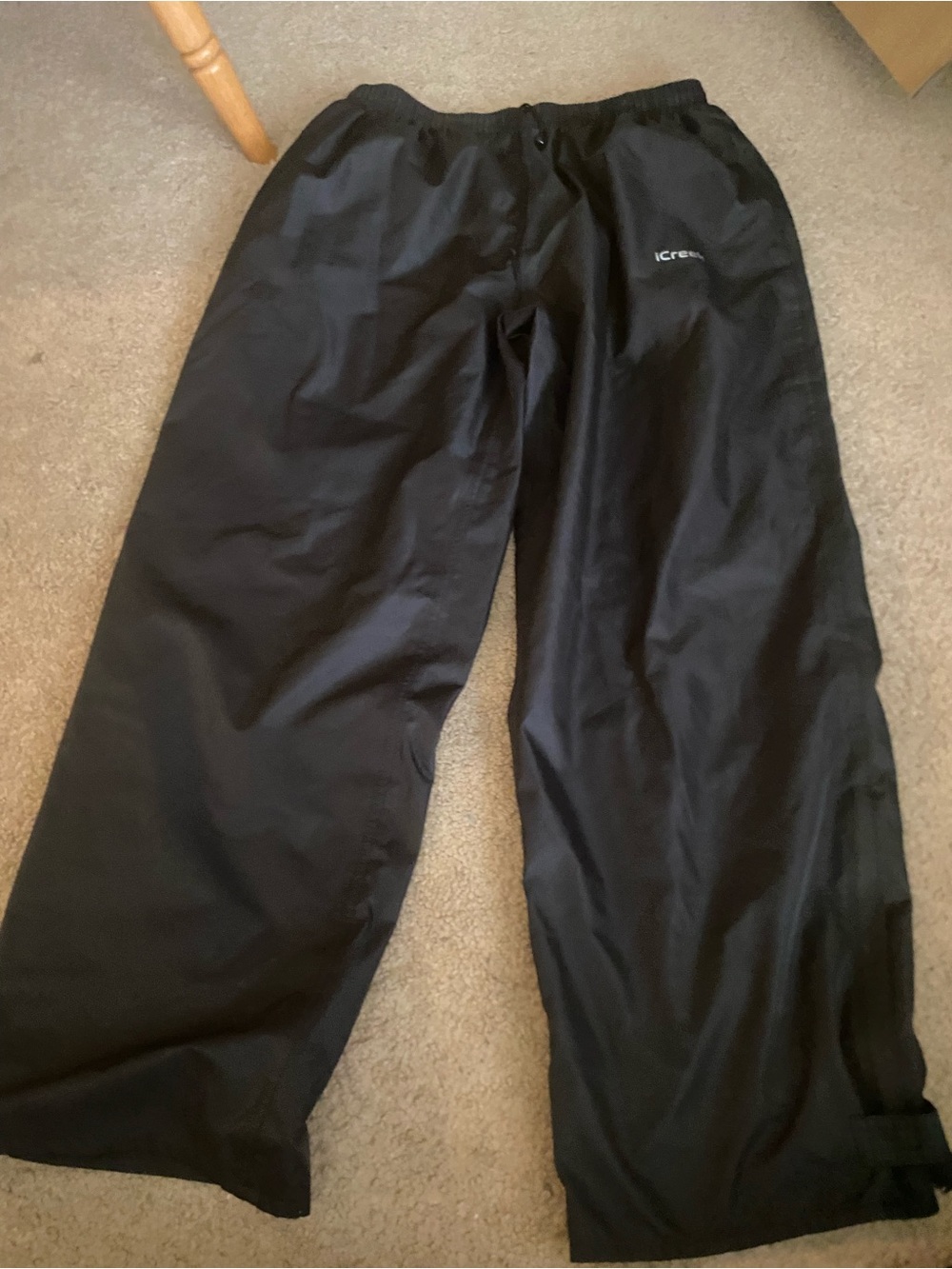 iCreek Waterproof Packable Outdoor Rain Pants - Men's 2XL